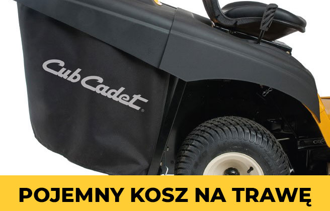 Potężny kosz na trawę traktorków ogrodowych Cub Cadet XT ENDURO Series